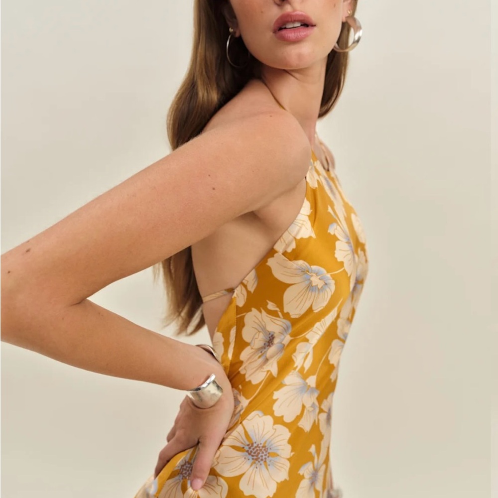 Reformation Jeany Silk Dress - Picture 3 of 5